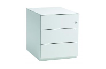 Mobile drawer cabinets 3 drawers white