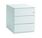 Mobile Schubladenblöcke 3 Schubladen weiß