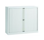 White tambour cabinet Bisley H 103 cm