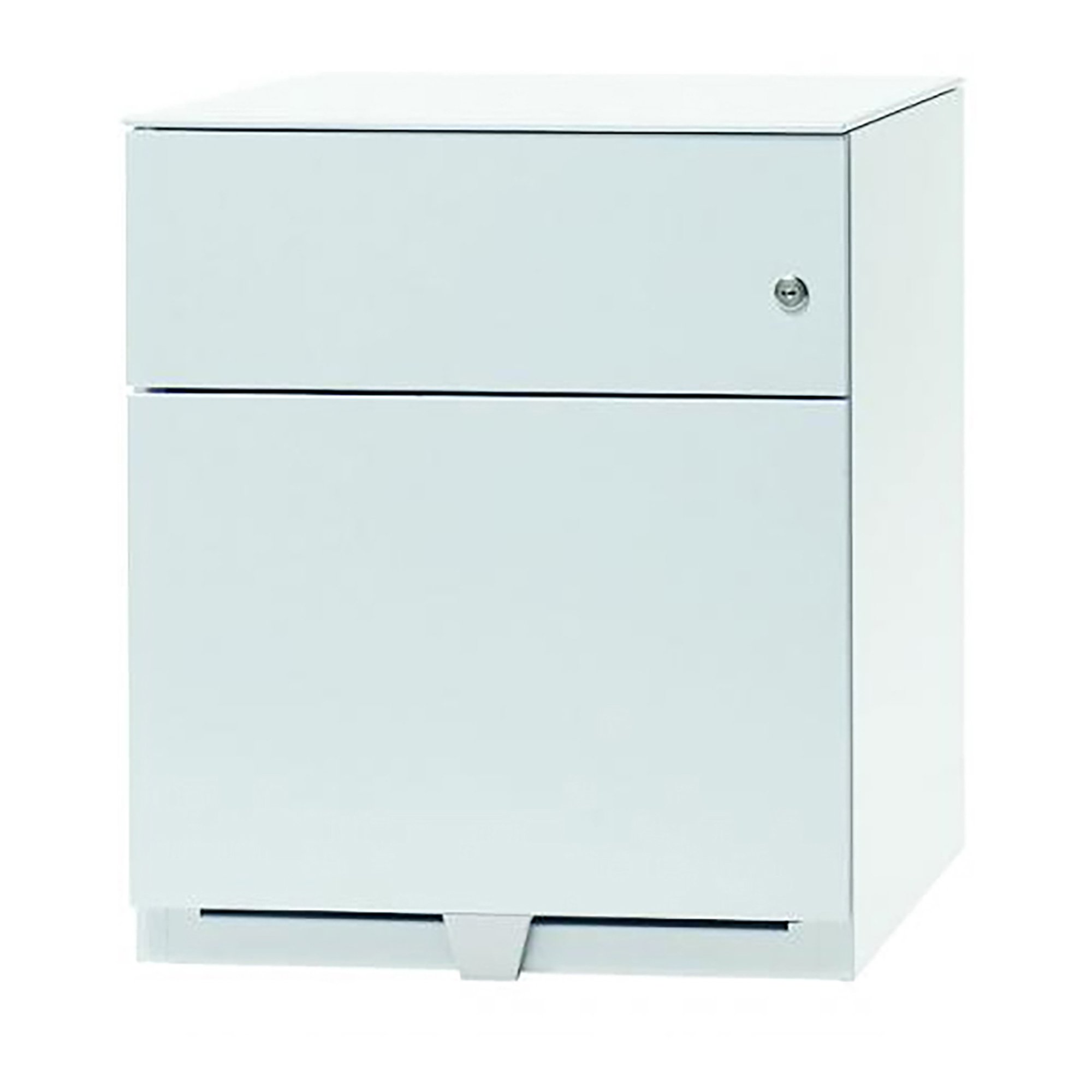 Mobile drawer cabinets 2 drawers white