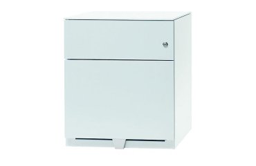Mobile drawer cabinets 2 drawers white