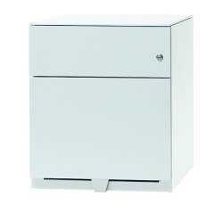 Caissons mobiles 2 tiroirs blanc