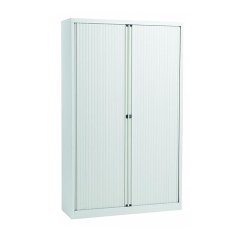 Tambour cabinet Ultra H 198 cm chalk white