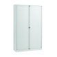 Tambour cabinet Ultra H 198 cm chalk white