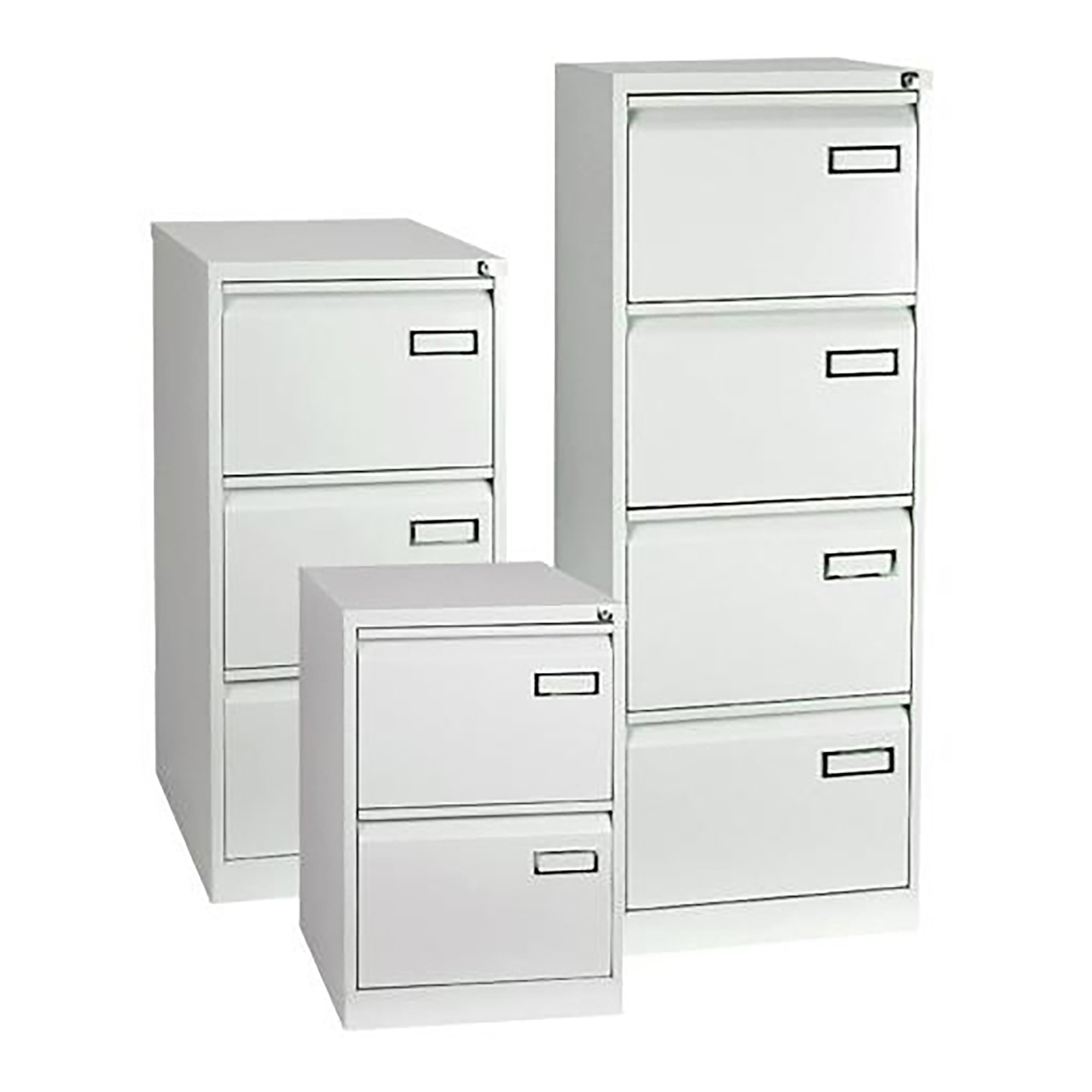 Cabinet monoblock 2 drawers grey H 71cm