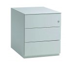 Mobiele ladenblokken 3 laden zilver