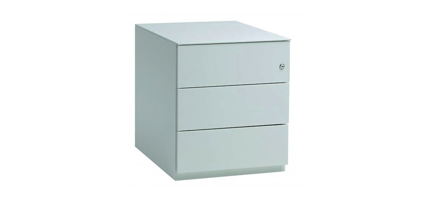 Mobiele ladenblokken 3 laden zilver