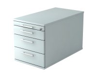 Mobile cabinet 4 drawers, extra depth Manhattan Grey