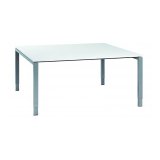 Meeting table Ultra 160 x 160 cm - white