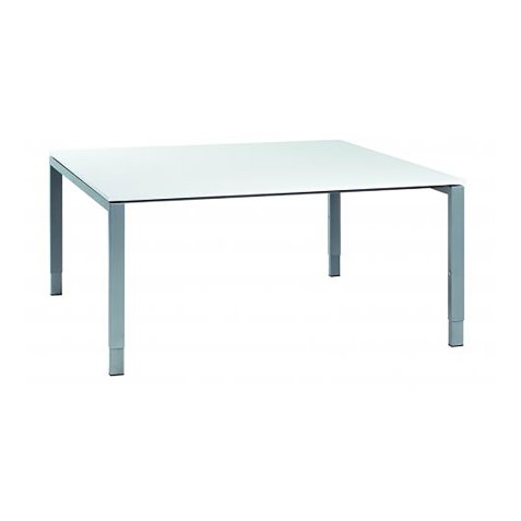 Table de réunion Ultra 160 x 160 cm - blanc