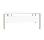 Leg shields white Ultra 160 x 30 cm