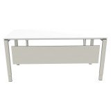 Voiles de fond argent Ultra pour bureau 160 cm