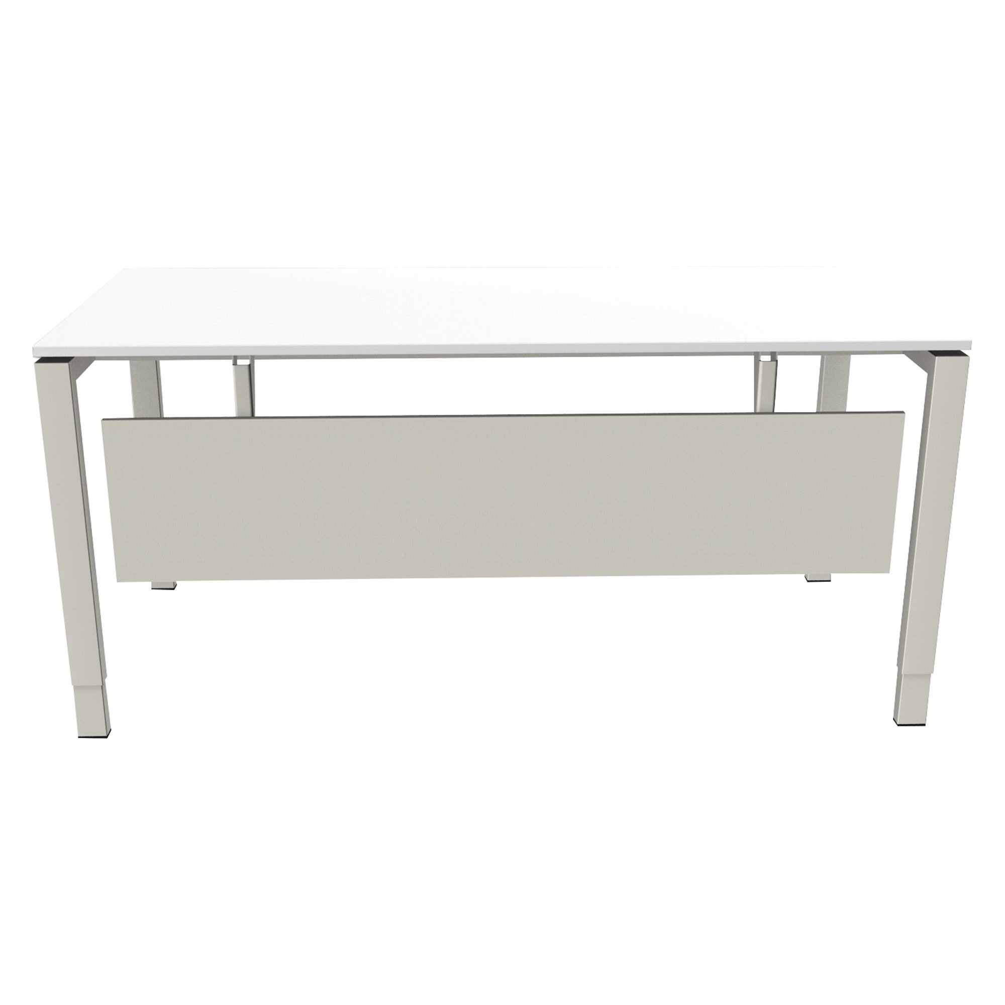 Voiles de fond argent Ultra pour bureau 160 cm