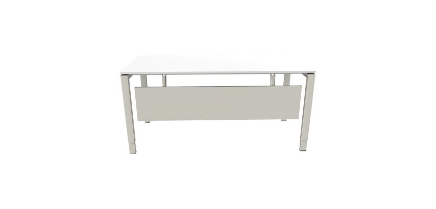 Voiles de fond argent Ultra pour bureau 160 cm