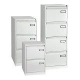 Cabinet monoblock 4 drawers grey H 132 cm