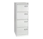 Cabinet monoblock 4 drawers grey H 132 cm