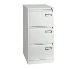 Ladekast monoblok 3 laden grijs H 102cm