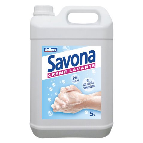 Crème lavante Savona amande douce - Bidon 5 L