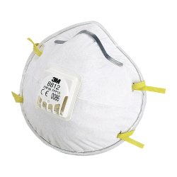 Masque protection 3M 8812 FFP1 avec soupape - Boîte de 10