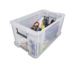 Boîte de rangement plastique 54 L incolore