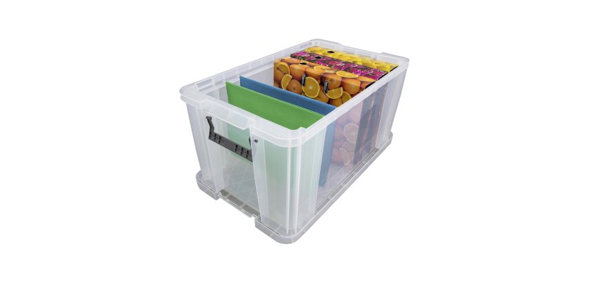 Boîte de rangement plastique 54 L WHITEFURZE Allstore - incolore