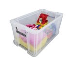 Boîte de rangement plastique 54 L incolore