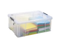 Boîte de rangement plastique 51 L WHITEFURZE Allstore - incolore