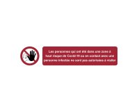 Pictogram ‘geen toegang voor personen… (Franstalig)