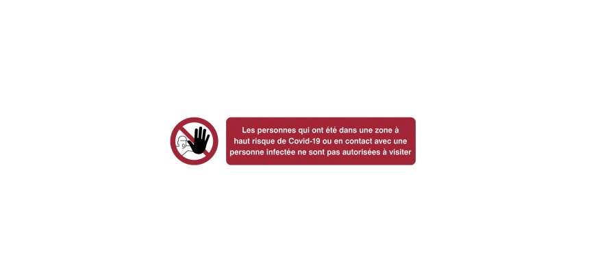 Pictogramme autocollante ‘les personnes qui ont été…’
