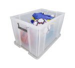 Boîte de rangement plastique 85 L WHITEFURZE - incolore