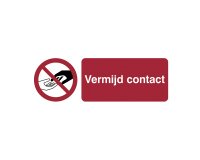 Pictogram ‘vermijd contact’