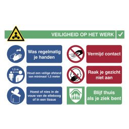 Sticker A3 ‘veiligheid op het werk’