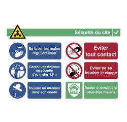 Sticker A3 ‘veiligheid op het werk’ (Franstalig)