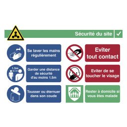 Sticker A3 ‘veiligheid op het werk’ (Franstalig)