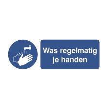 Pictogram ‘was regelmatig je handen’ 