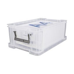 Plastic storage box 10 liter WHITEFURZE colorless 