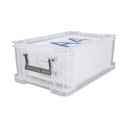 Plastic opbergbox 10 L WHITEFURZE, kleurloos