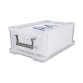 Caja de almacenamiento apilable de plástico WHITEFURZE Allstore de 10 L