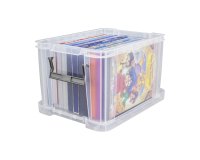 Caja de almacenamiento apilable de plástico WHITEFURZE Allstore de 5 L