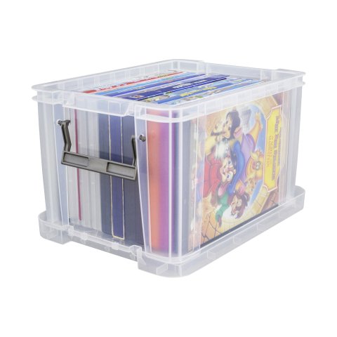 Caja de almacenamiento apilable de plástico WHITEFURZE Allstore de 5 L