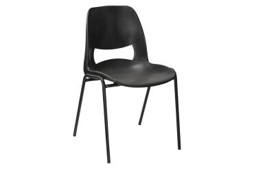 Chaise COQUE ASOLA - piètement noir