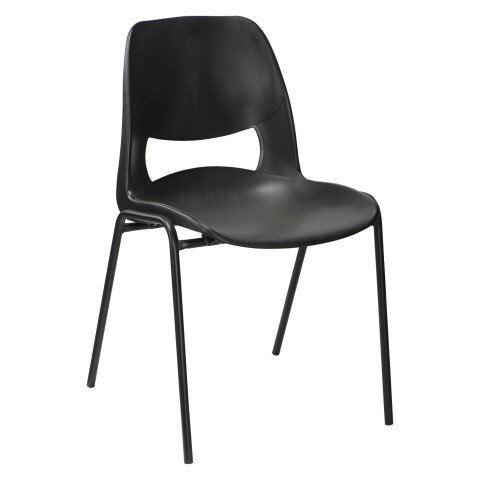 Silla coque Asola negro