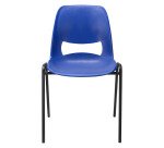 Chaise COQUE ASOLA - piètement noir