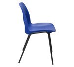 Chaise COQUE ASOLA - piètement noir