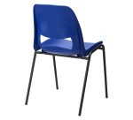 Chaise COQUE ASOLA - piètement noir