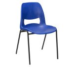 Chaise COQUE ASOLA - piètement noir