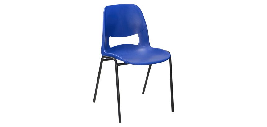 Chaise COQUE ASOLA - piètement noir