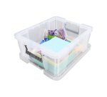 Boîte de rangement plastique 24 L incolore