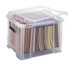Boîte de rangement plastique 36 L incolore