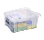 Boîte de rangement plastique 24 L incolore